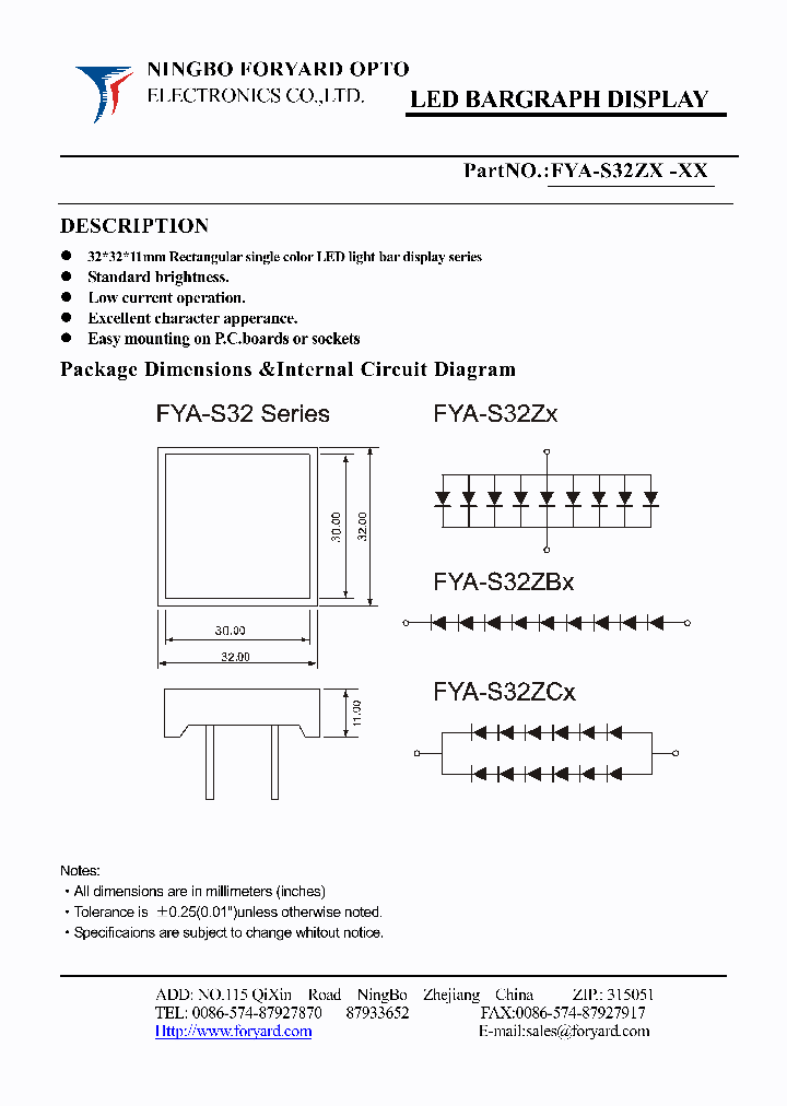 FYA-S32ZX_3051173.PDF Datasheet