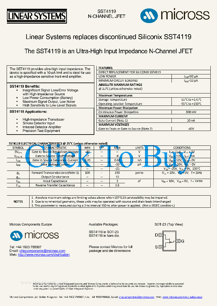 SST4119_3054238.PDF Datasheet