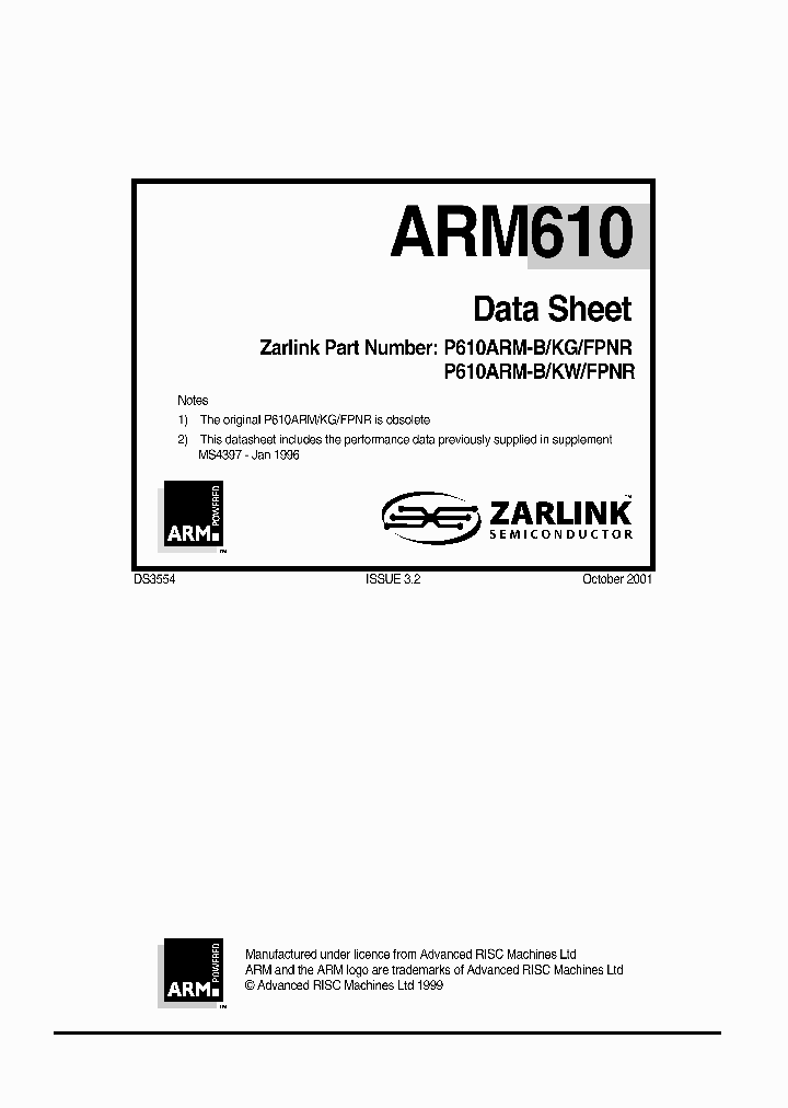 P610ARM-BKGFPNR_3072989.PDF Datasheet