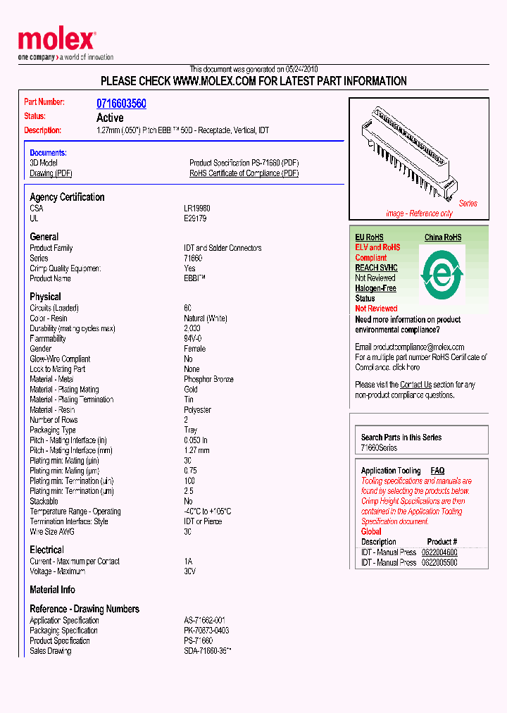 71660-3560_3079730.PDF Datasheet