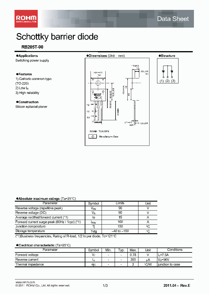 RB205T-9011_3089282.PDF Datasheet