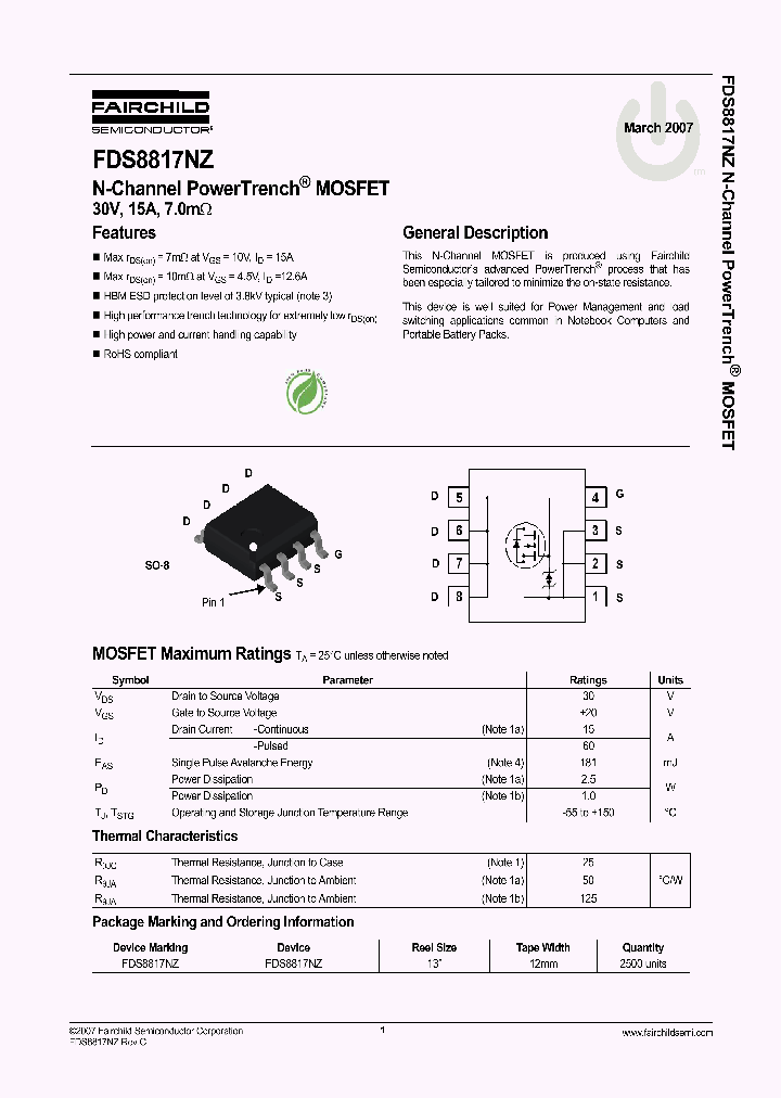 FDS8817NZ_3104541.PDF Datasheet