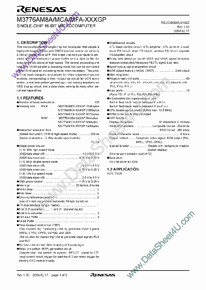 M3776AM8A_3110887.PDF Datasheet