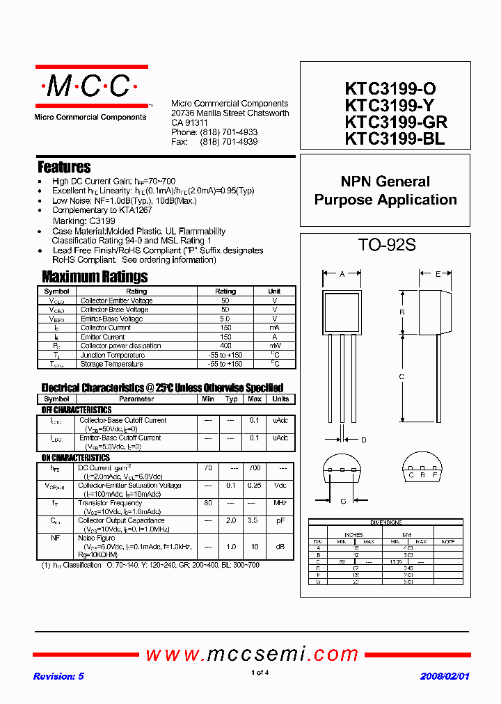 KTC3199-BL_3112113.PDF Datasheet