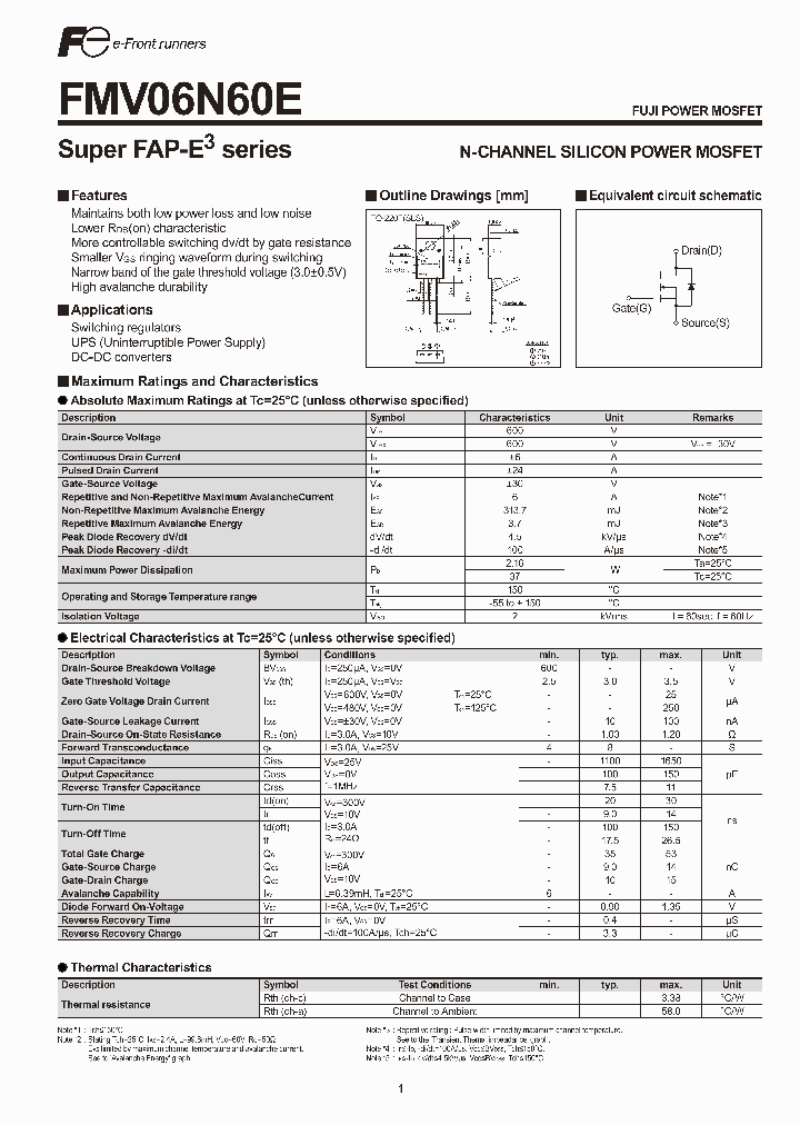 FMV06N60E_3115806.PDF Datasheet