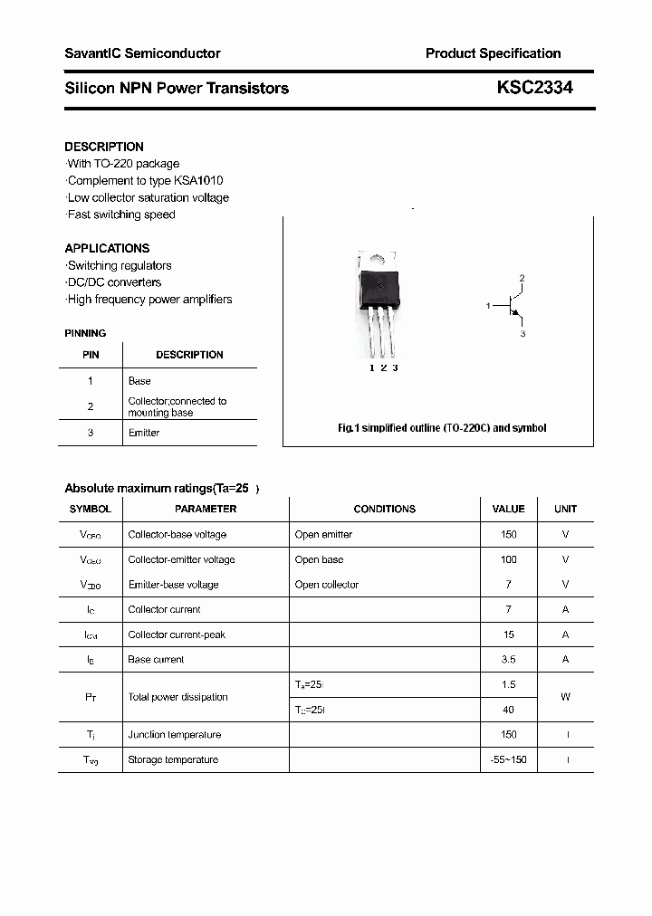 KSC2334_3122257.PDF Datasheet