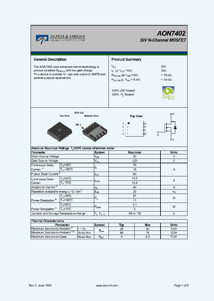 AON7402_3123976.PDF Datasheet