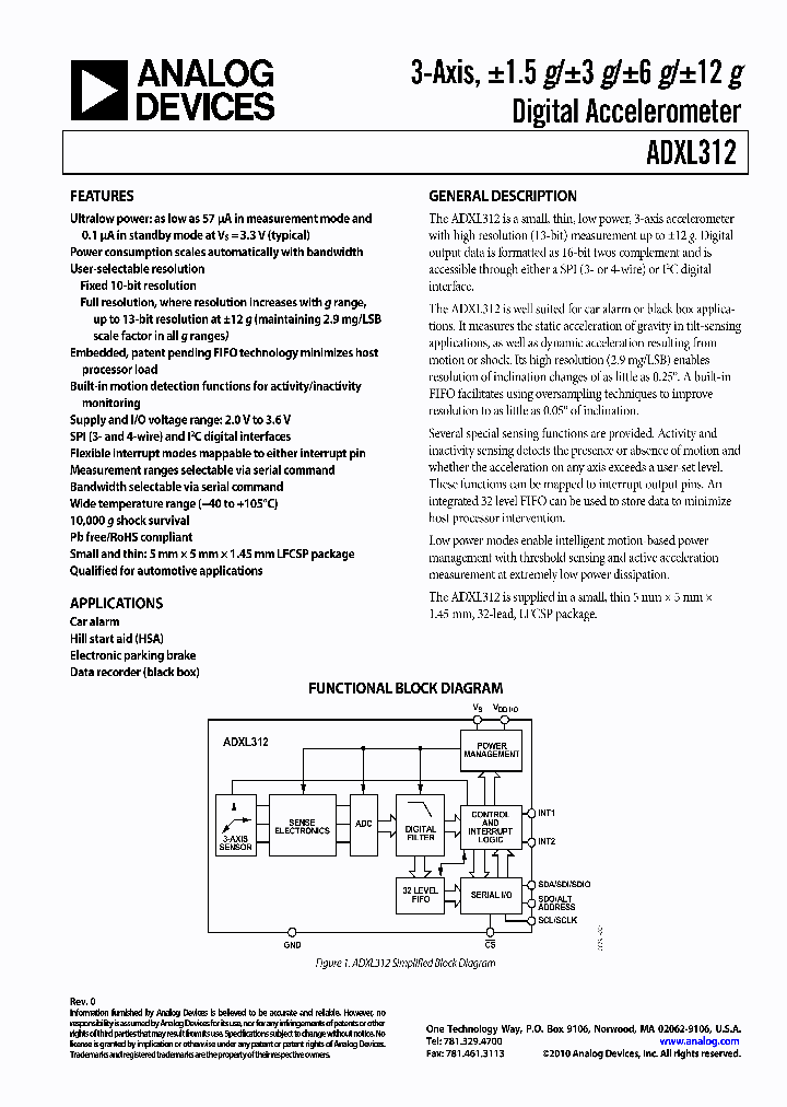 ADXL312_3138323.PDF Datasheet