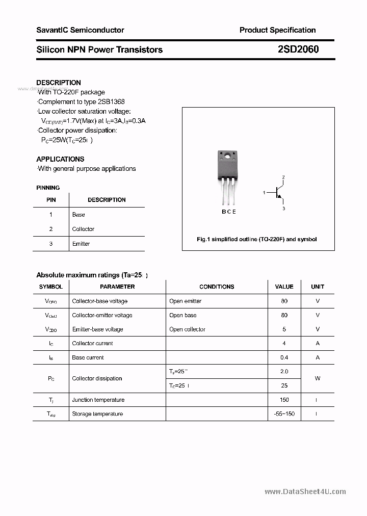 2SD2060_3138775.PDF Datasheet