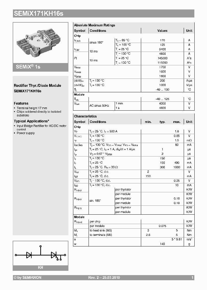 SEMIX171KH16S10_3140691.PDF Datasheet