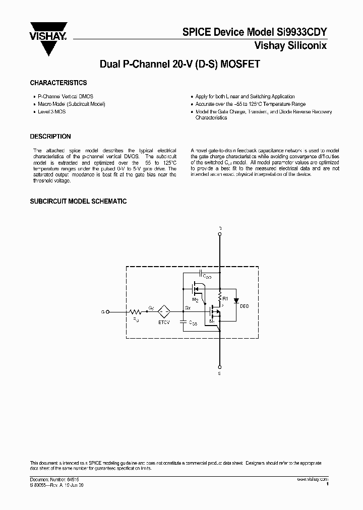 SI9933CDY_3145669.PDF Datasheet