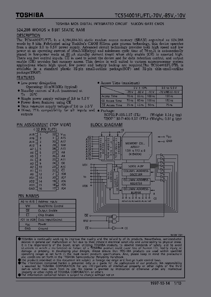 TC554001FTL-85V_3170508.PDF Datasheet