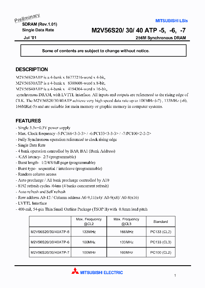M2V56S20ATP-5_3174460.PDF Datasheet