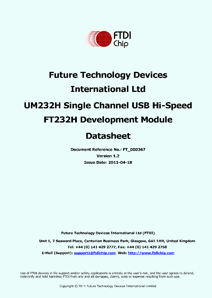 UM232H_3177994.PDF Datasheet