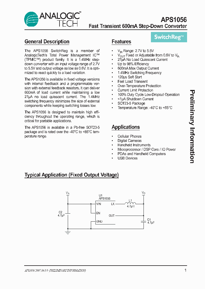 APS1056IGV-18-T1_3178452.PDF Datasheet