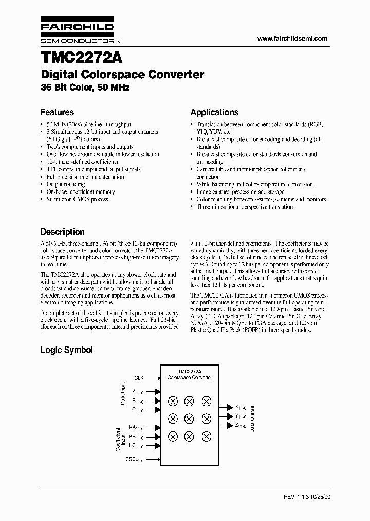 TMC2272A_3178846.PDF Datasheet
