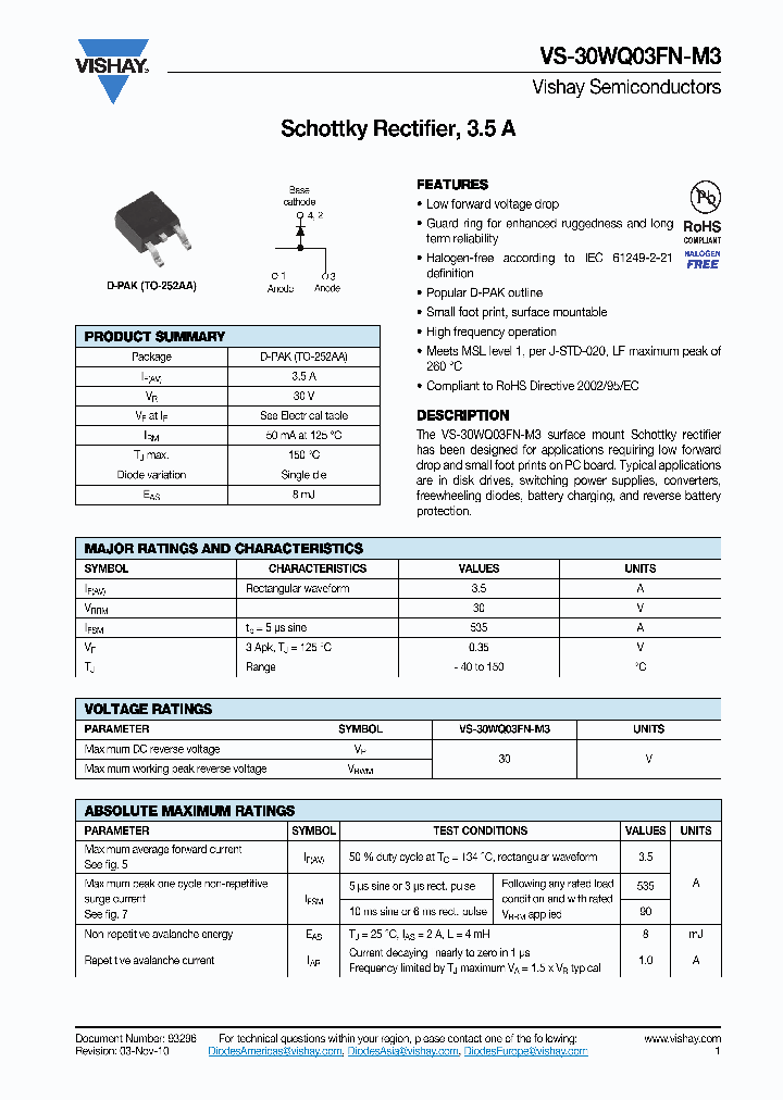 30WQ03FNTR-M3_3183770.PDF Datasheet