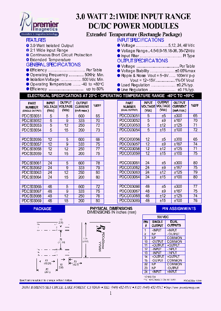 PDCS03052_3189095.PDF Datasheet