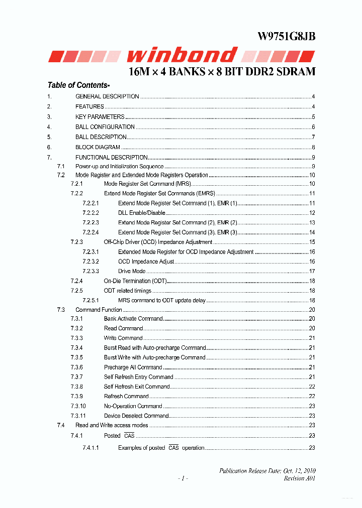 W9751G8JB_3195119.PDF Datasheet