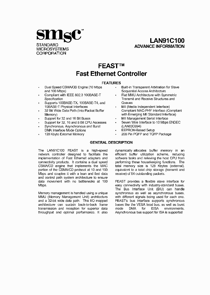 LAN91C100_3195511.PDF Datasheet