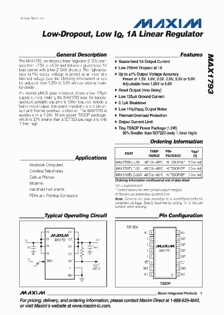 MAX1793EUE-33V_3206576.PDF Datasheet