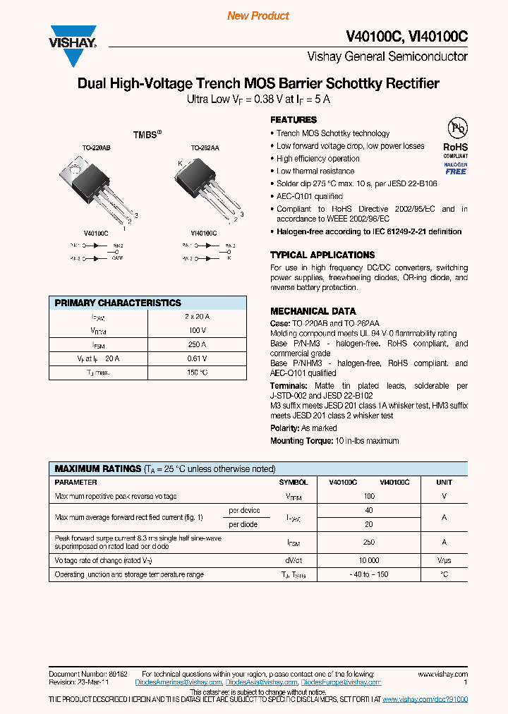 V40100CHM3-4W_3226034.PDF Datasheet