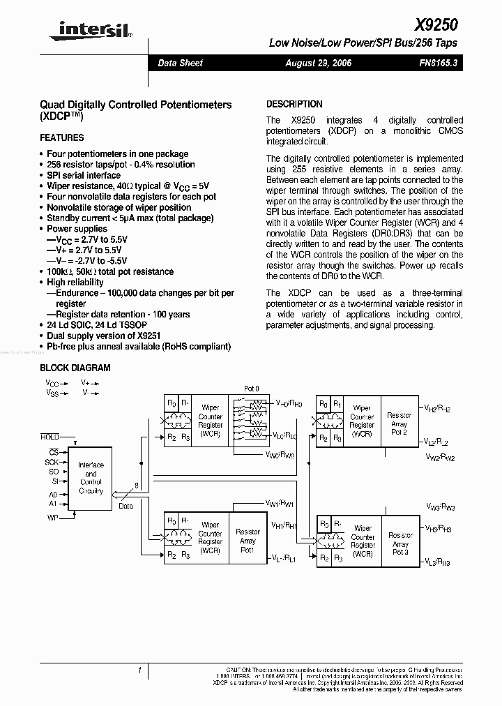 X9250_3241011.PDF Datasheet