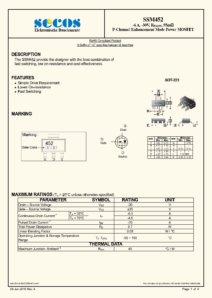 SSM452_3244108.PDF Datasheet