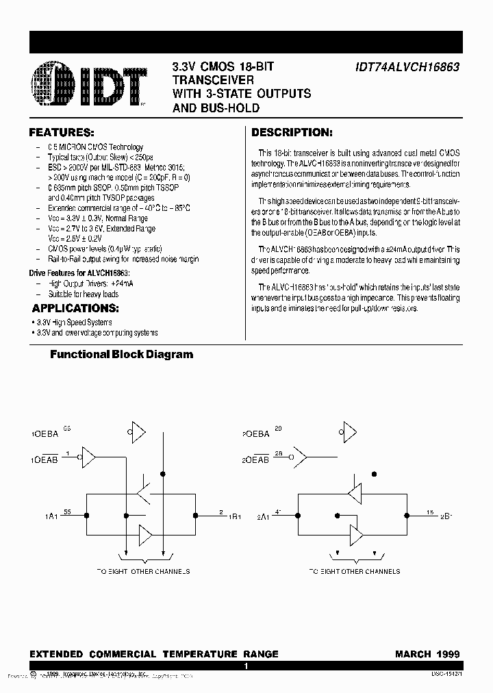 IDT74ALVCH16863PV_3257556.PDF Datasheet