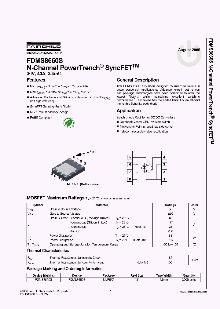 FDMS8660S_3259191.PDF Datasheet