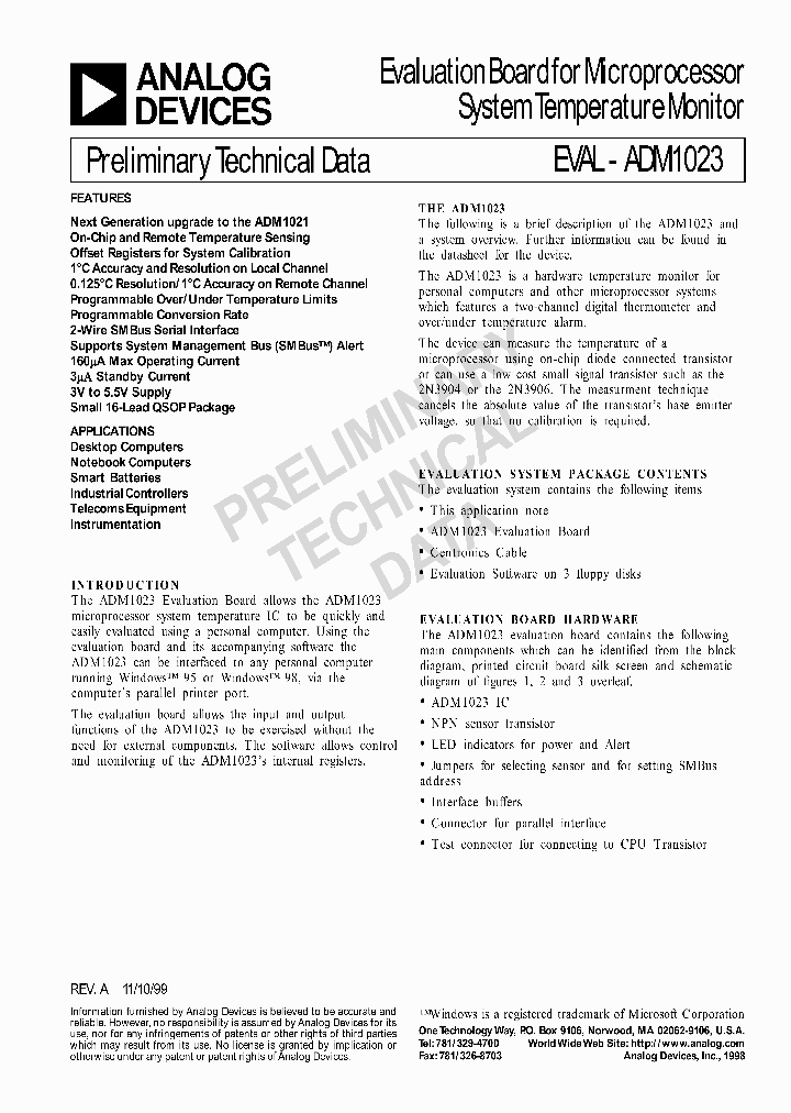 EVAL-ADM1023_3263094.PDF Datasheet