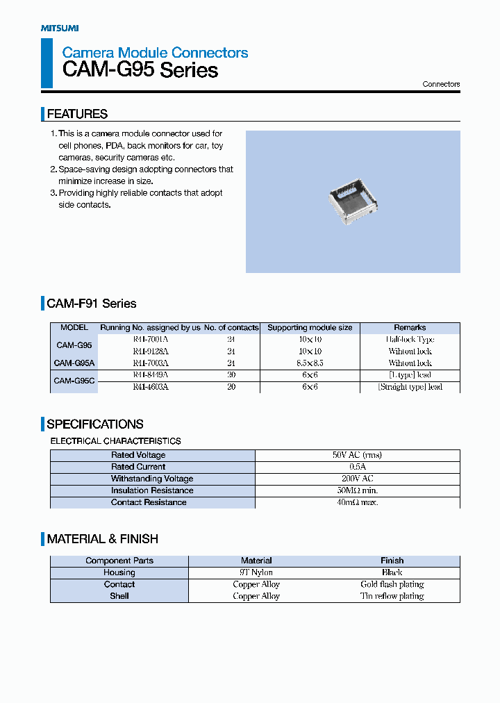 CAM-G95C_3265356.PDF Datasheet