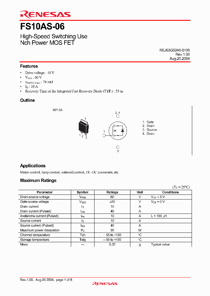 FS10AS-06_3268916.PDF Datasheet