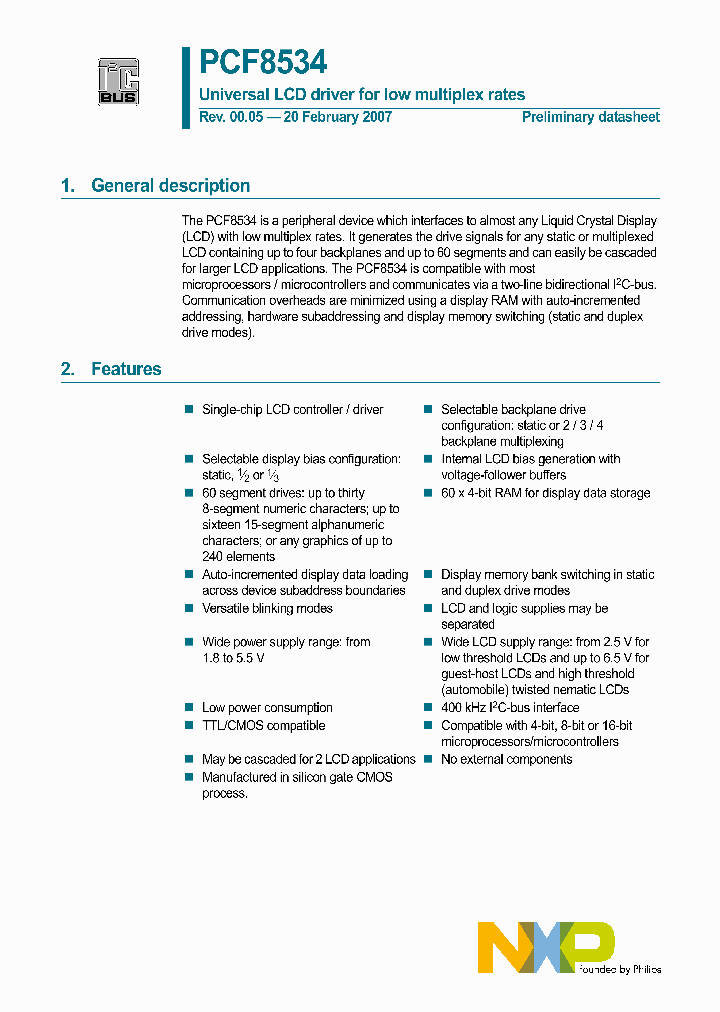 PCF8534_3271049.PDF Datasheet