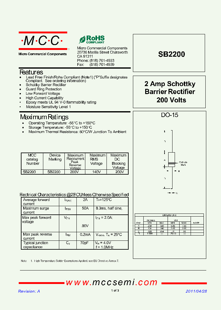 SB2200_3274193.PDF Datasheet