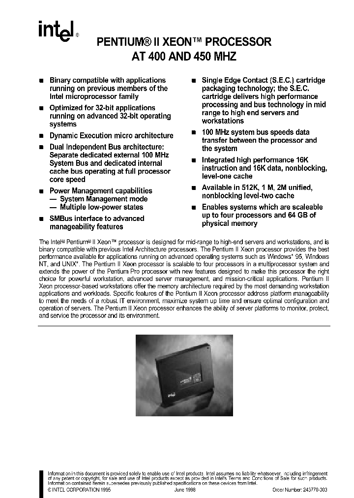 PENTIUMIIXEONPROCESSOR_3273711.PDF Datasheet