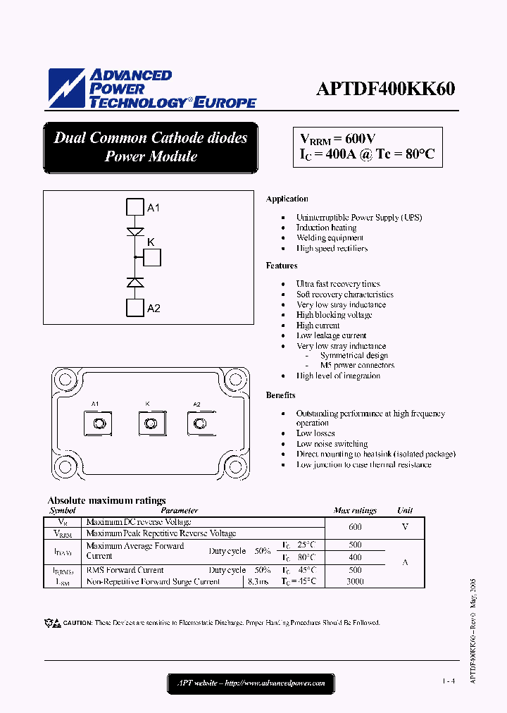 APTDF400KK60_3275996.PDF Datasheet