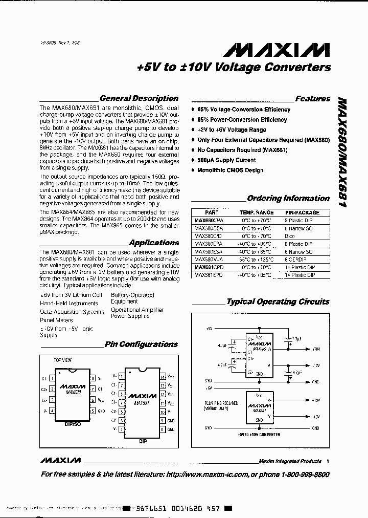 MAX681BCPD-2_3279137.PDF Datasheet