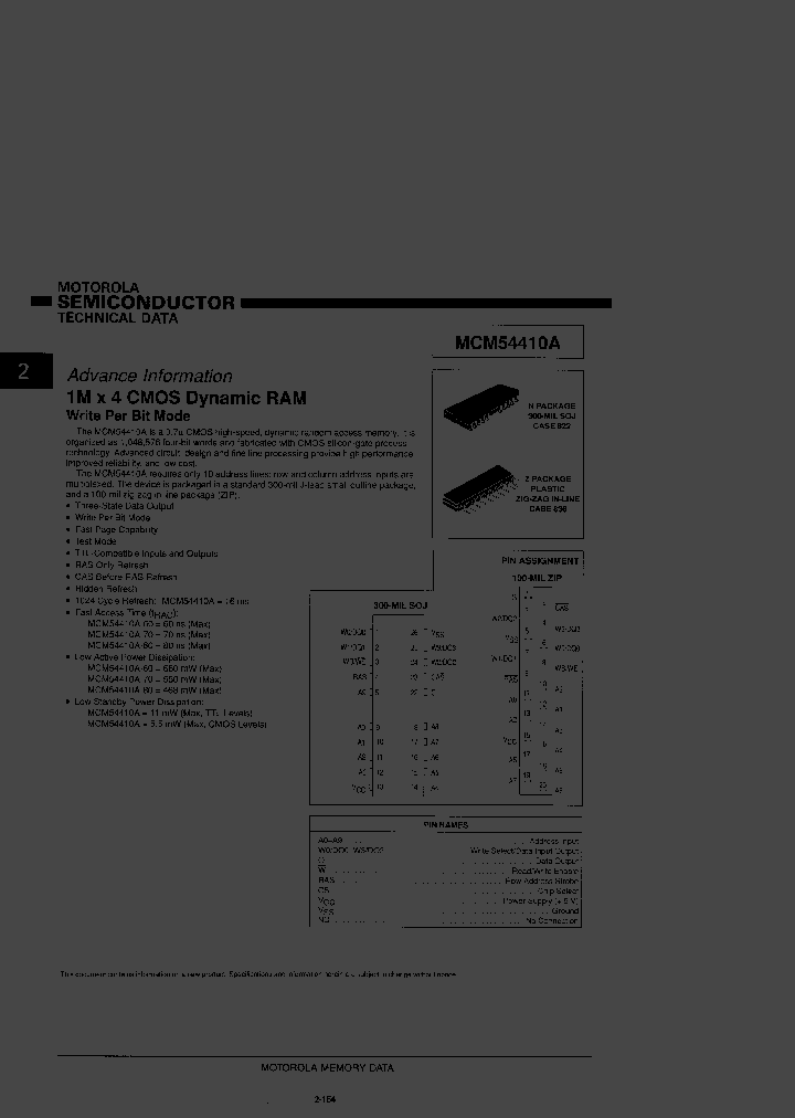 MCM54410AZ70R2_3280536.PDF Datasheet