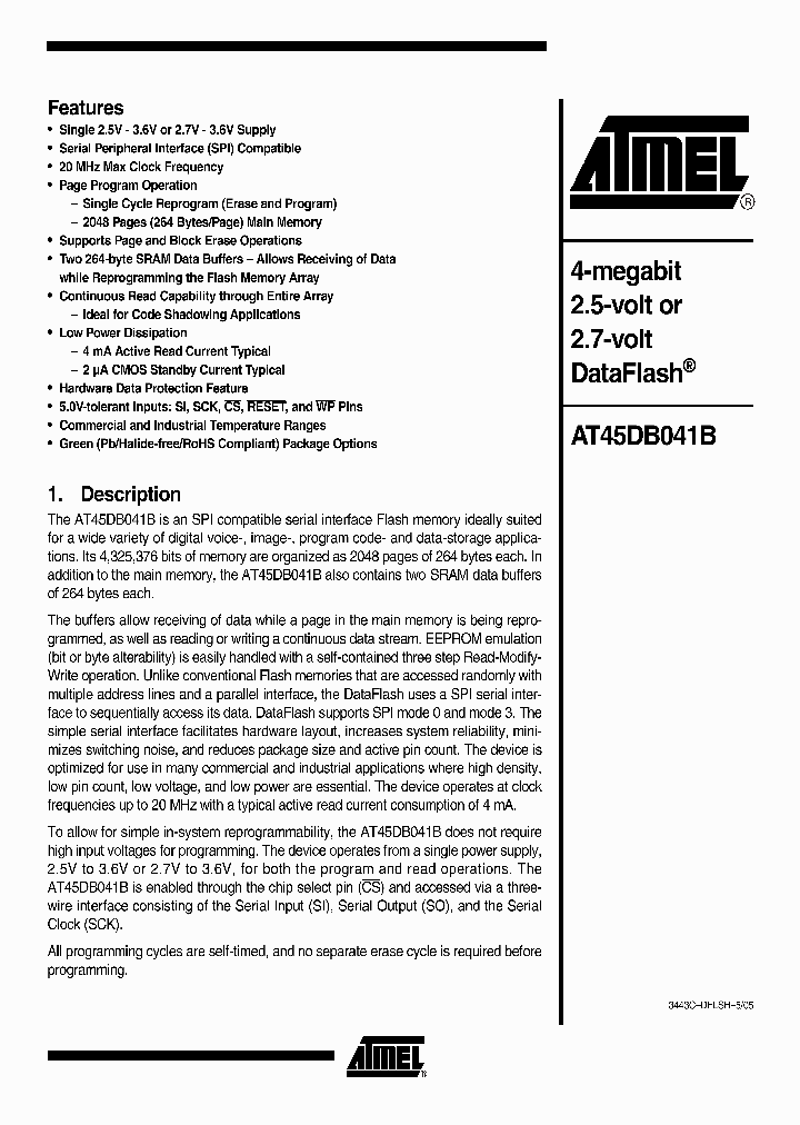 AT45DB041B-SI_3291716.PDF Datasheet