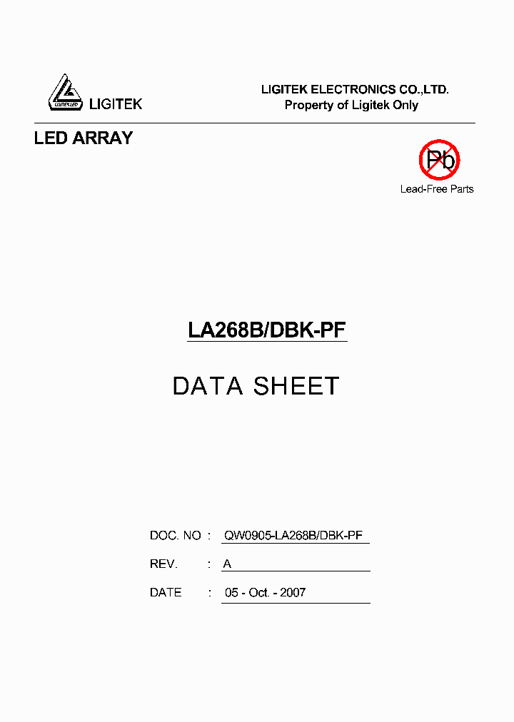 LA268B-DBK-PF_3322618.PDF Datasheet