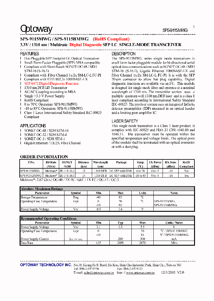 SPS-9115BMWG_3332912.PDF Datasheet