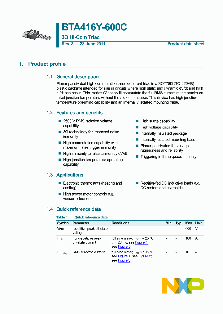 BTA416Y-600C_3341615.PDF Datasheet