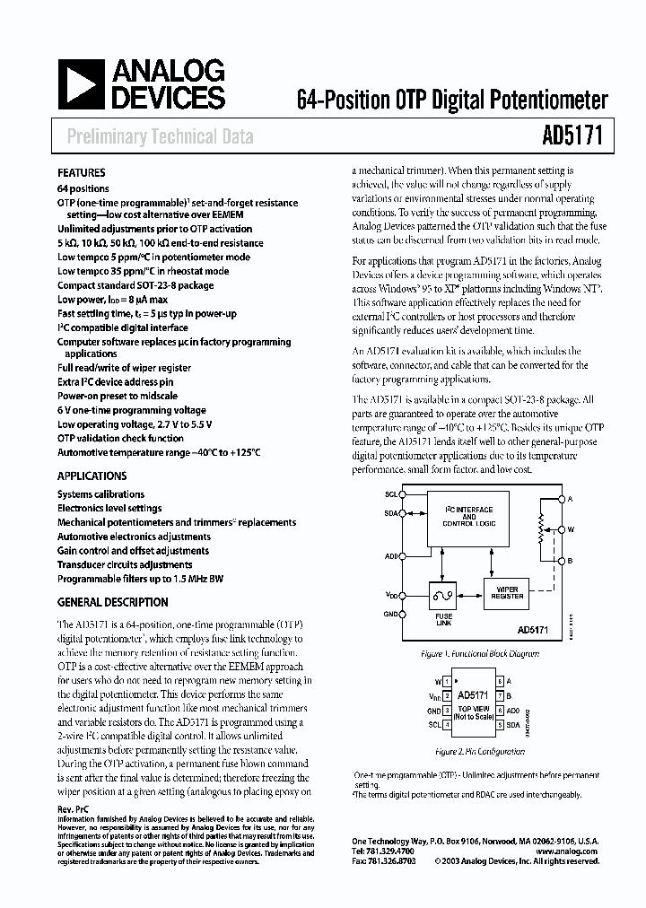 AD5171BRJ10-R2_3379758.PDF Datasheet