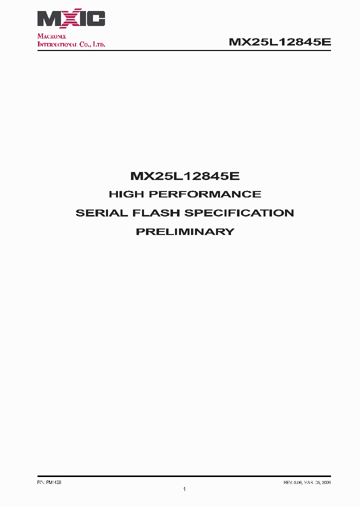 MX25L12845E_3384494.PDF Datasheet