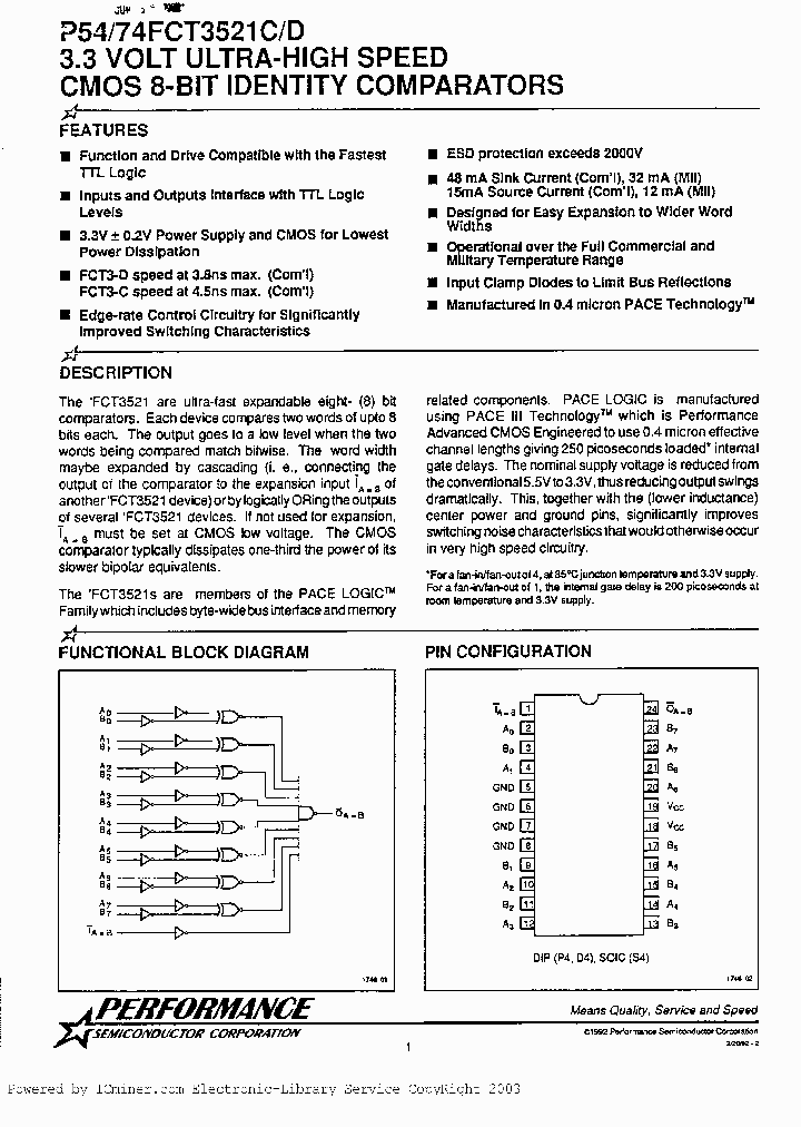 P54FCT3521DDM_3390014.PDF Datasheet