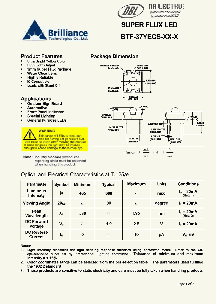 BTF-37YECS-XX-O_3392262.PDF Datasheet