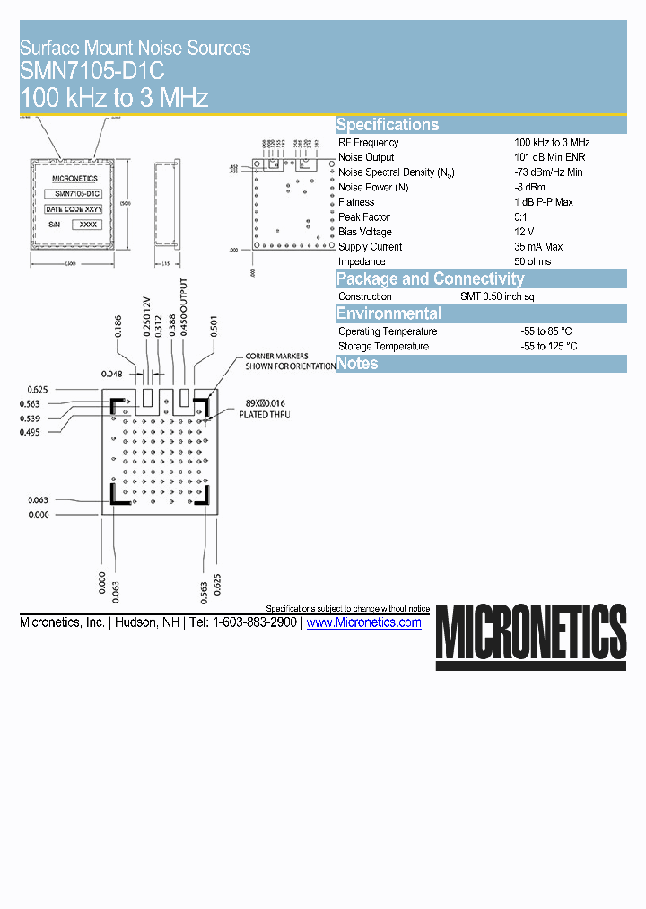 SMN7105-D1C_3399570.PDF Datasheet