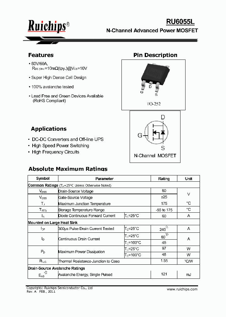 RU6055L_3404682.PDF Datasheet