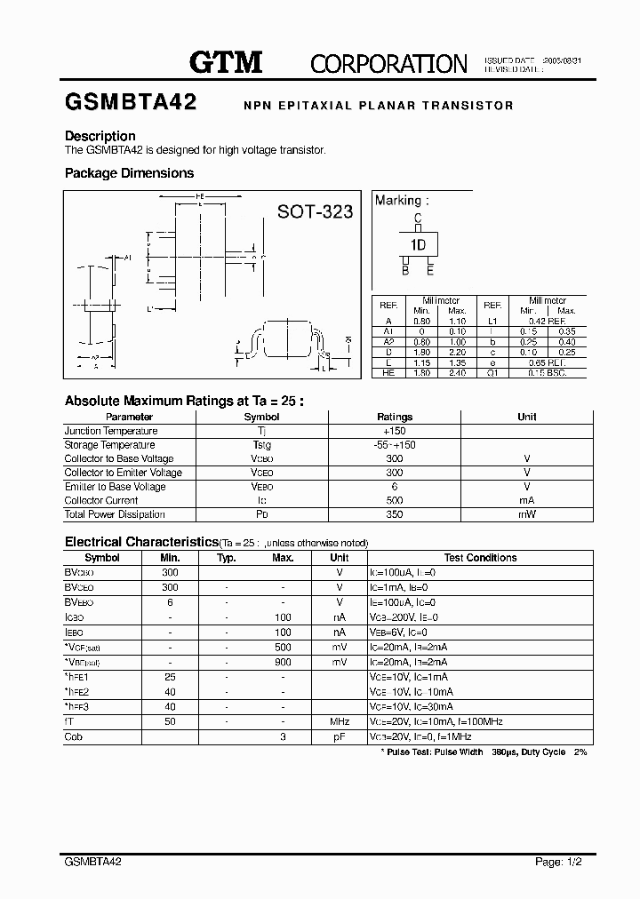 GSMBTA42_3453570.PDF Datasheet